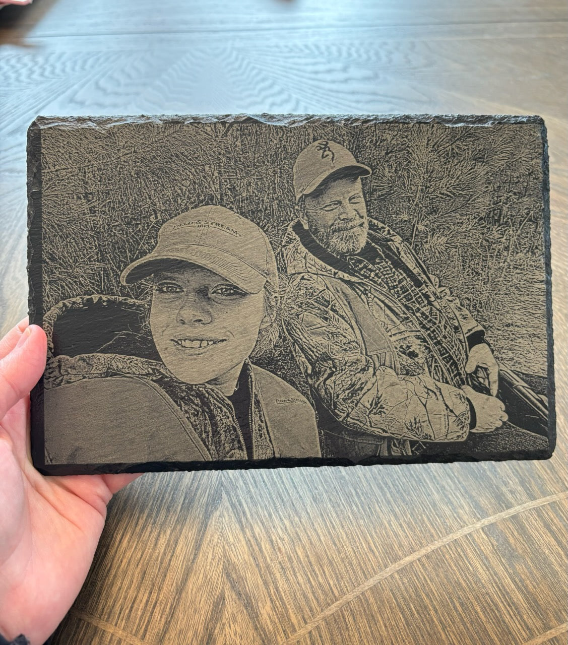 Personalized Slate Plate - Memories on Slate