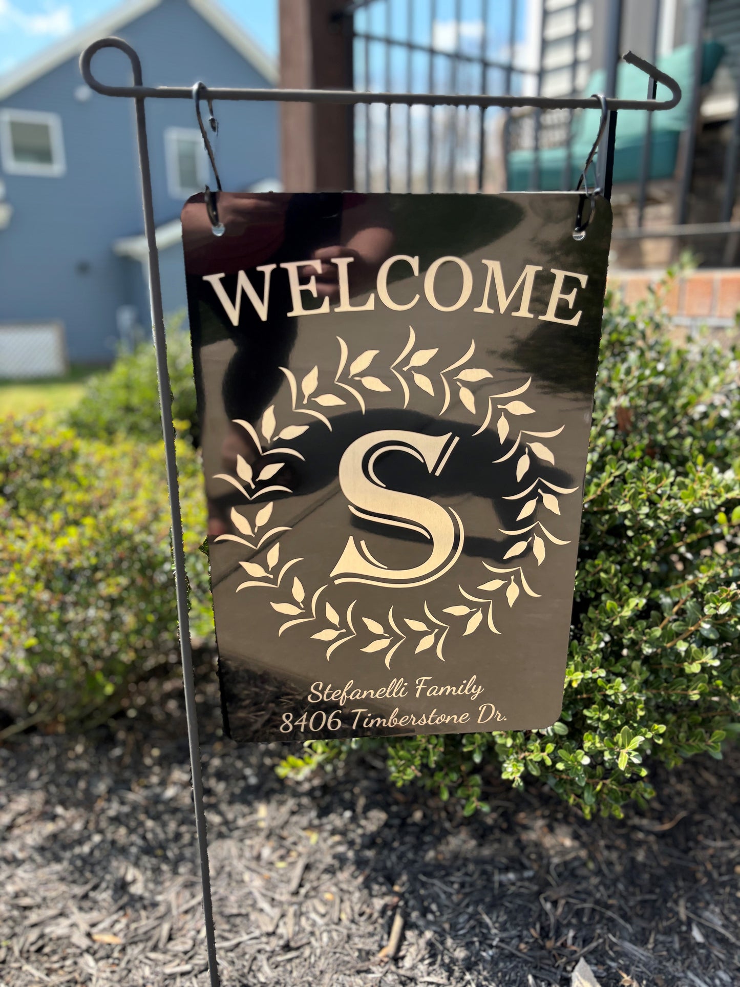 Personalized Aluminum Garden Flags