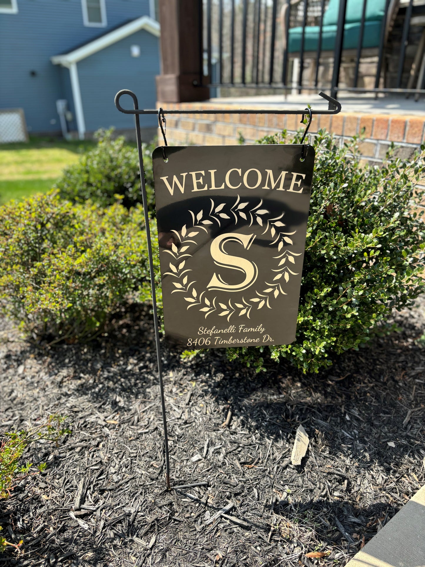 Personalized Aluminum Garden Flags